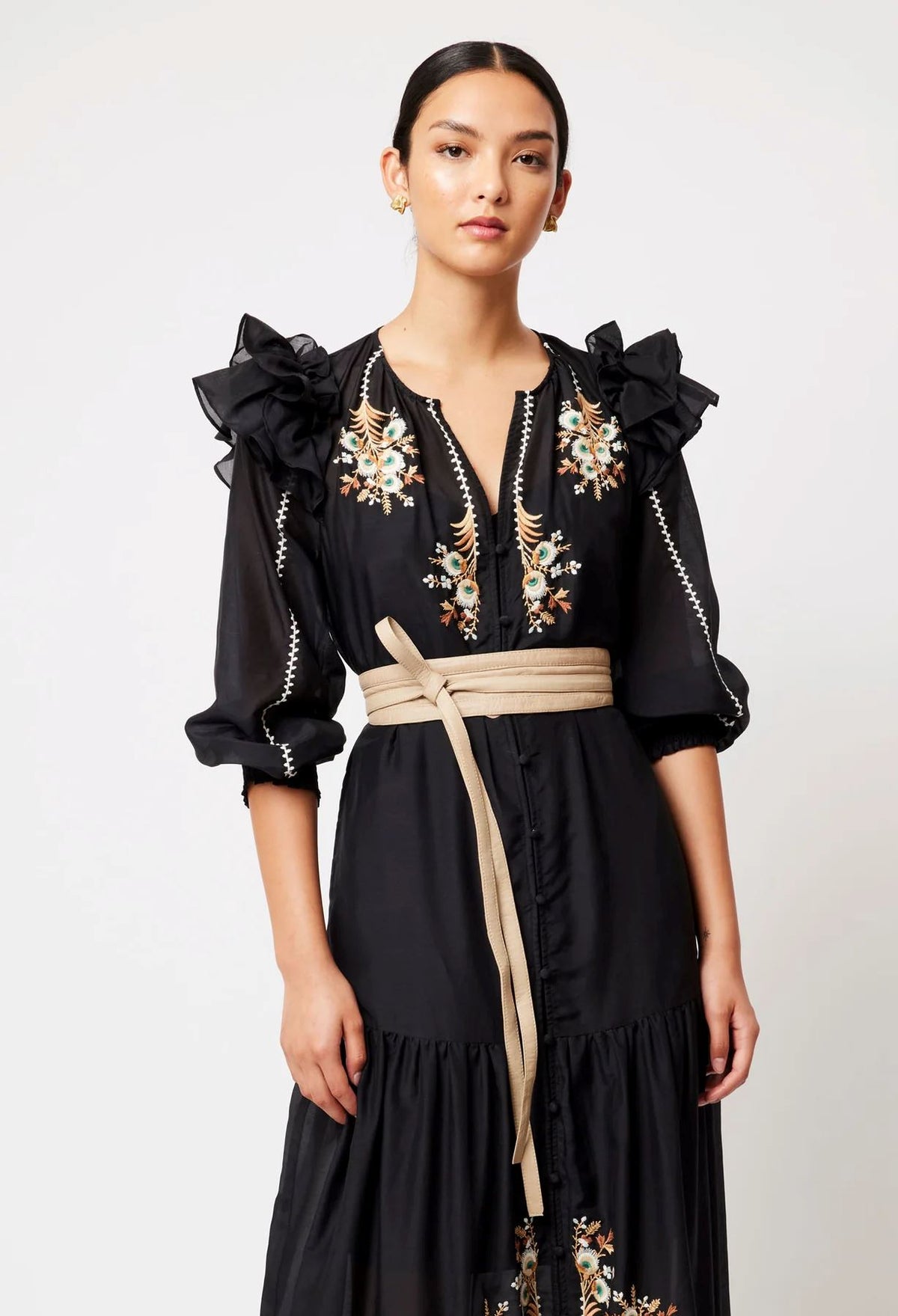 ONCE WAS Milton Leather Belt - Oatmeal BELT - Zabecca Living