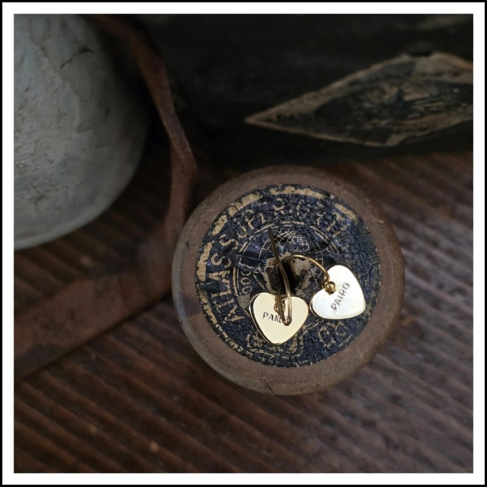 PAIRD Heart of Gold Earrings Earrings - Zabecca Living