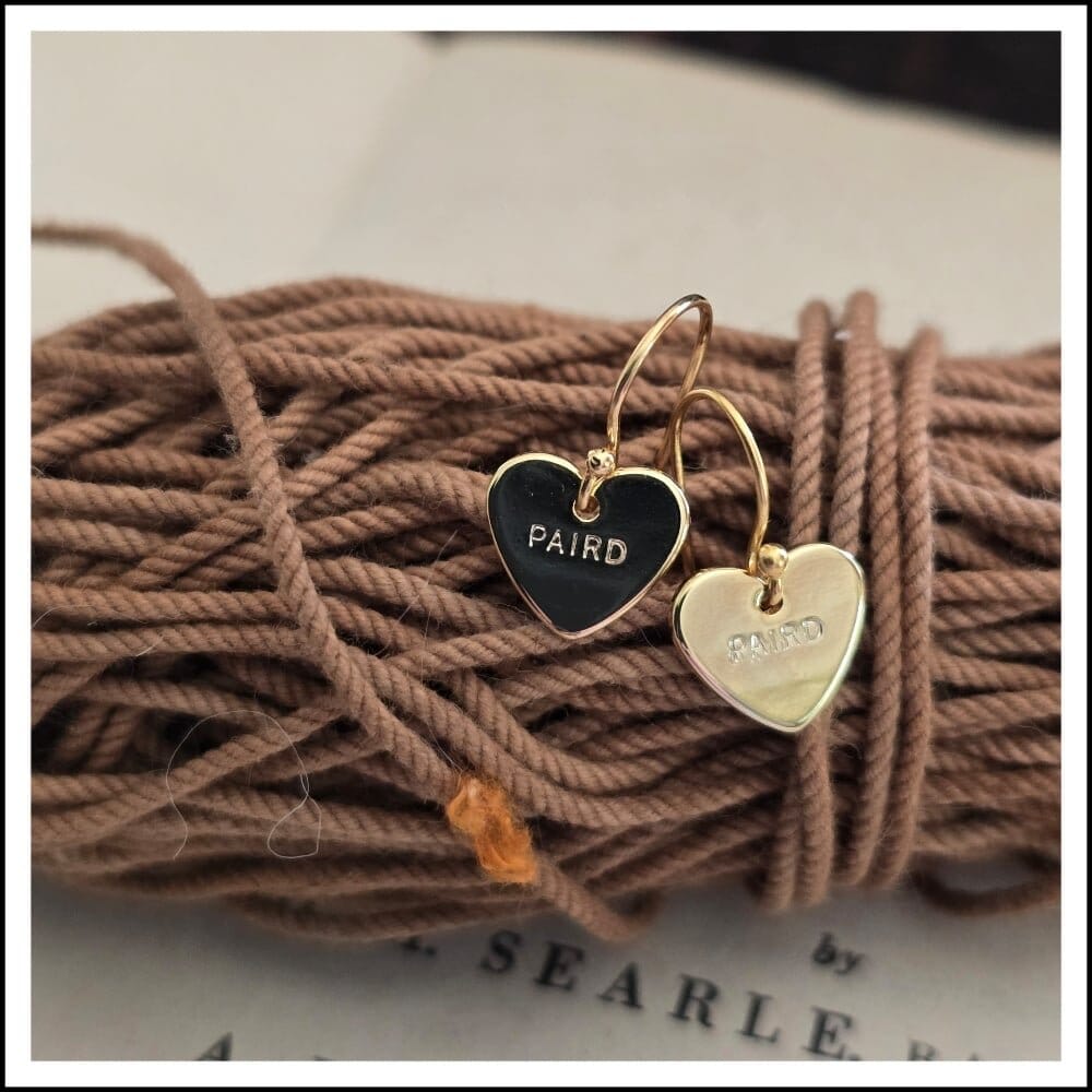 PAIRD Heart of Gold Earrings Earrings - Zabecca Living