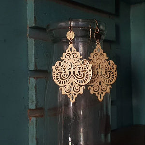 PAIRD Laced Empress Standard Earrings - Gold Earrings - Zabecca Living