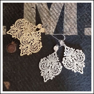 PAIRD Laced Empress Standard Earrings - Gold Earrings - Zabecca Living