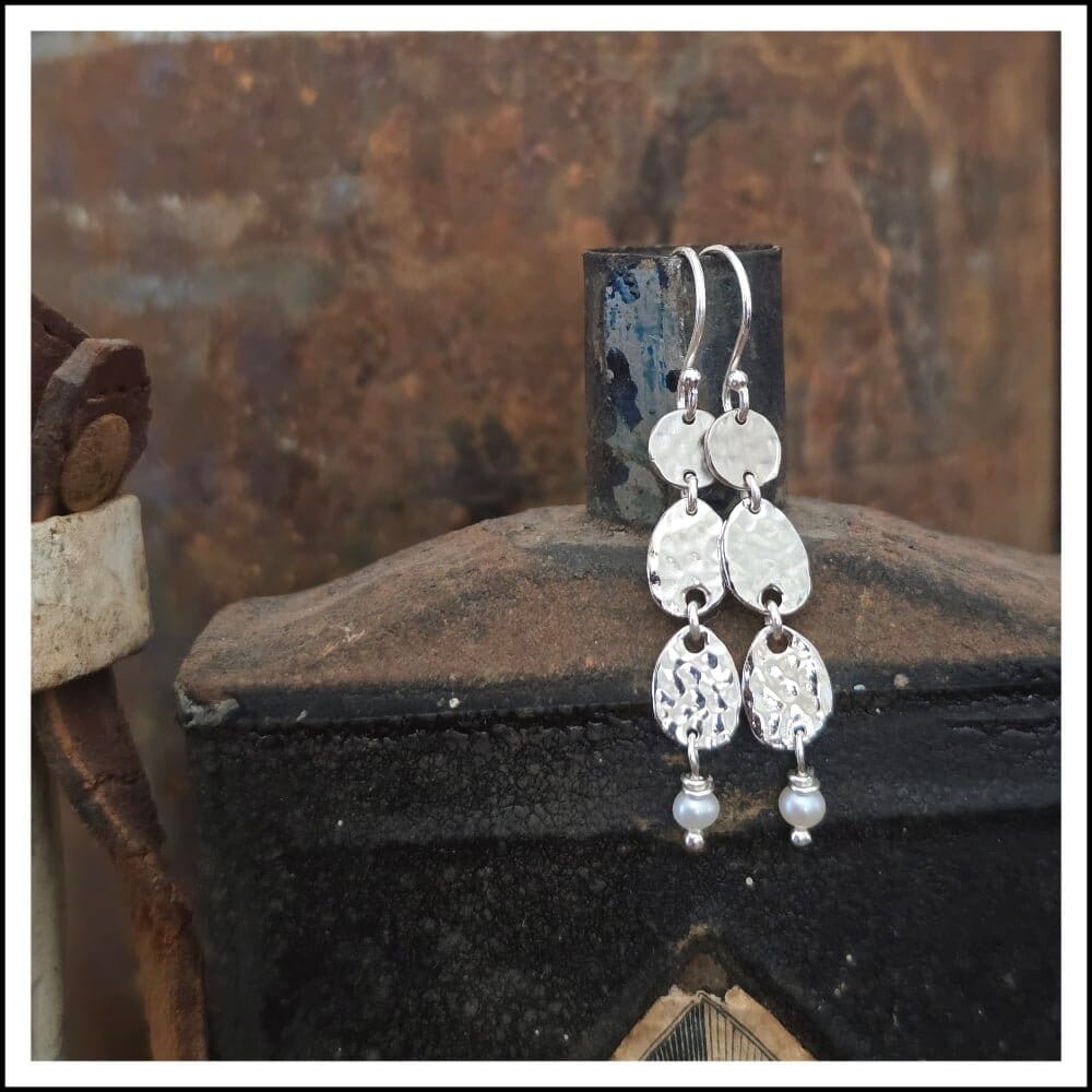 PAIRD Snowfall Standard Earwires Earrings - Zabecca Living