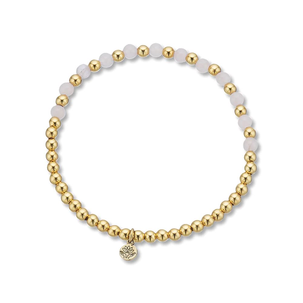 PALAS Rose Quartz Lotus Purity Bracelet BRACELET - Zabecca Living