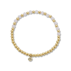 PALAS Rose Quartz Lotus Purity Bracelet BRACELET - Zabecca Living