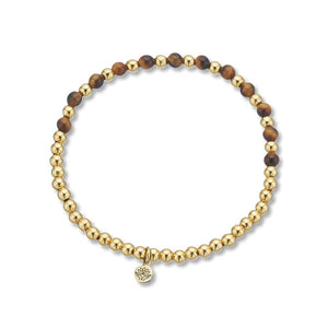 PALAS Tiger's Eye Lotus Purity Bracelet BRACELET - Zabecca Living