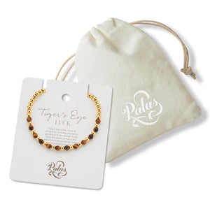PALAS Tiger's Eye Lotus Purity Bracelet BRACELET - Zabecca Living
