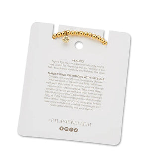 PALAS Tiger's Eye Lotus Purity Bracelet BRACELET - Zabecca Living