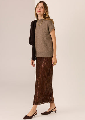 POL Astor Turtleneck Tee - Cedar Jumpers + Knitwear - Zabecca Living