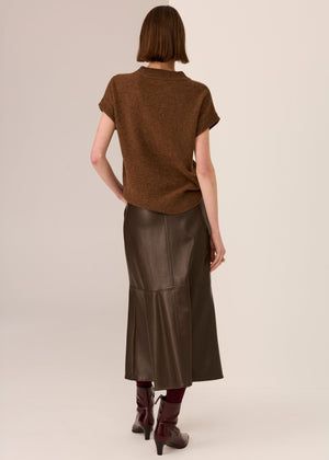 POL Astor Turtleneck Tee - Toffee Jumpers + Knitwear - Zabecca Living