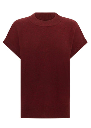 POL Astor Turtleneck Tee - Wine Jumpers + Knitwear - Zabecca Living