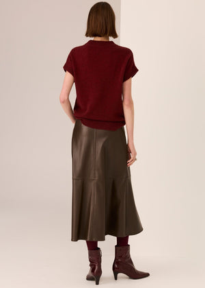 POL Astor Turtleneck Tee - Wine Jumpers + Knitwear - Zabecca Living