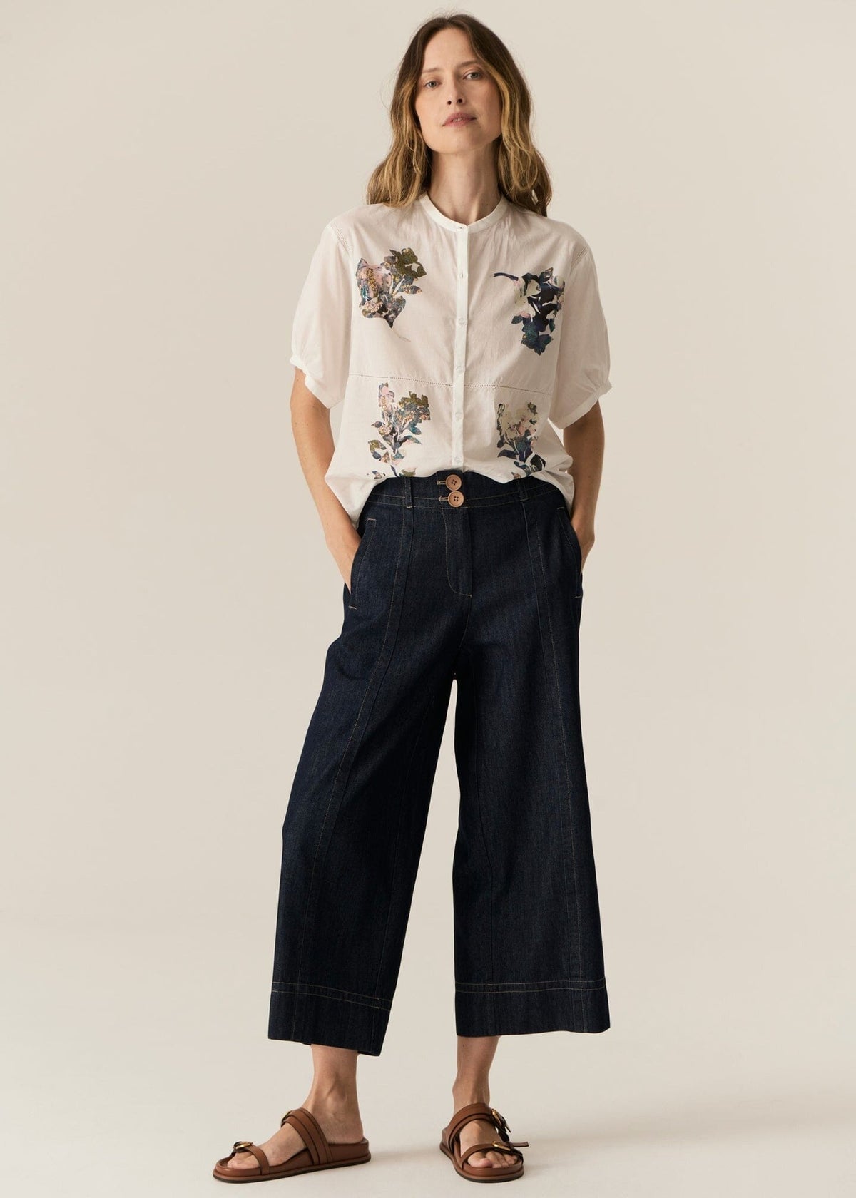 POL Botanist Shirt - Botanist Print Shirts &amp; Blouses - Zabecca Living