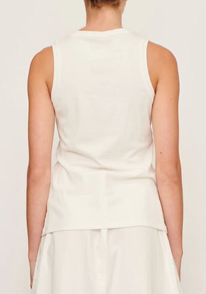 POL Brynn Tank - White Tank - Zabecca Living