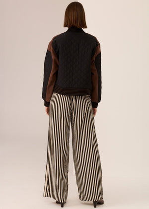 POL Dara Belted Pant - Ivory Black PANTS - Zabecca Living