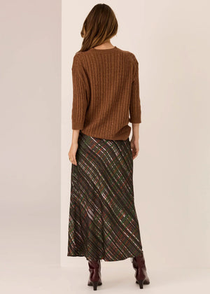 POL Della Bias Skirt - Della Print Skirt - Zabecca Living