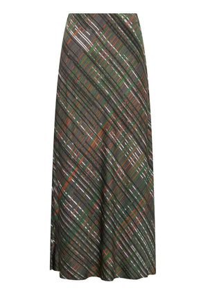 POL Della Bias Skirt - Della Print Skirt - Zabecca Living