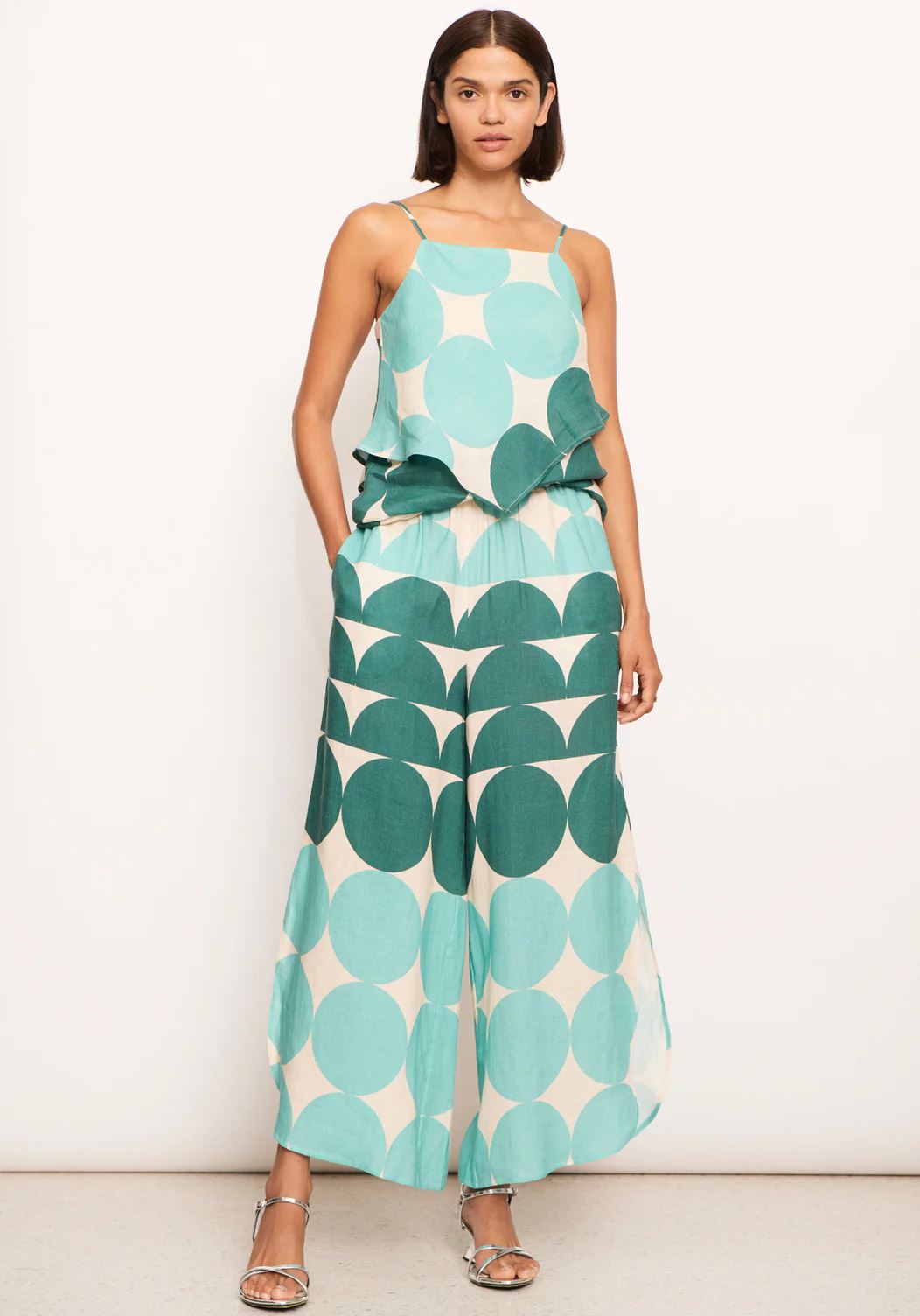 POL Domino Cami - Spot Print Shirts &amp; Blouses - Zabecca Living