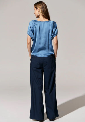 POL Estel Top - Blue Shirts & Blouses - Zabecca Living