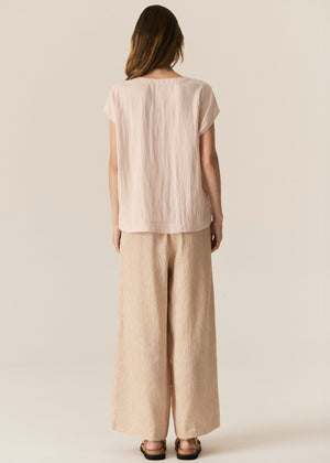 POL Faire Top - Blush Shirts & Blouses - Zabecca Living