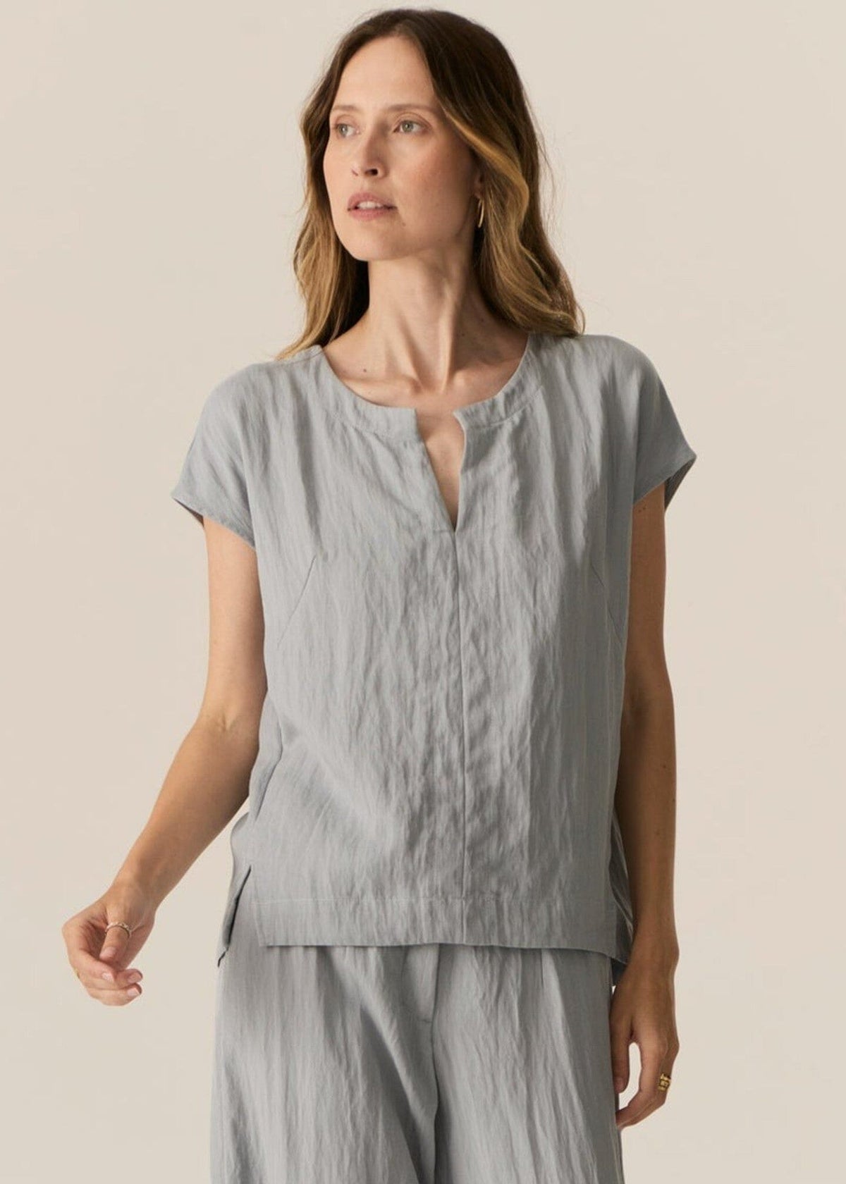 POL Faire Top - Sky Shirts &amp; Blouses - Zabecca Living