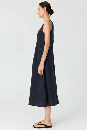 POL Frankie Double Layer Dress - Ink DRESS - Zabecca Living