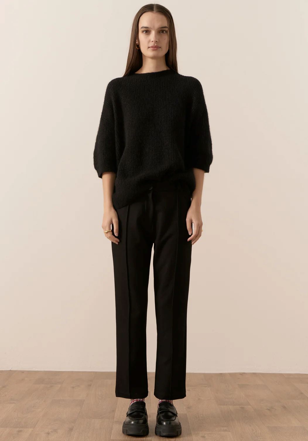 POL Garcia Cigarette Pant - Black PANTS - Zabecca Living