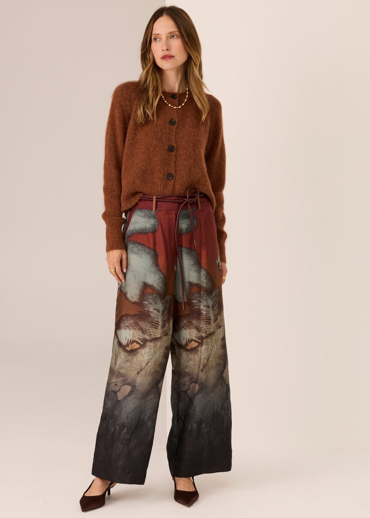 POL Haviland Cardigan - Toffee CARDIGAN - Zabecca Living