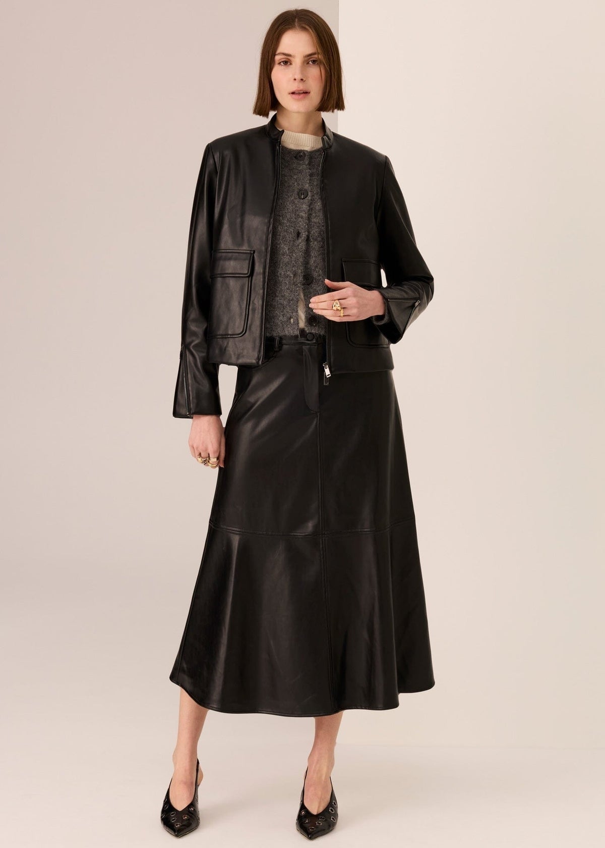 POL Hugo Skirt - Black Skirt - Zabecca Living