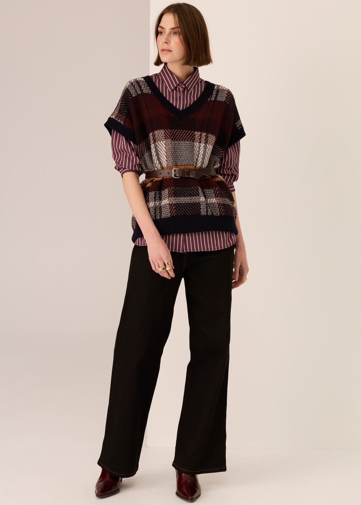 POL Lana Wide Leg Jean - Black JEANS - Zabecca Living