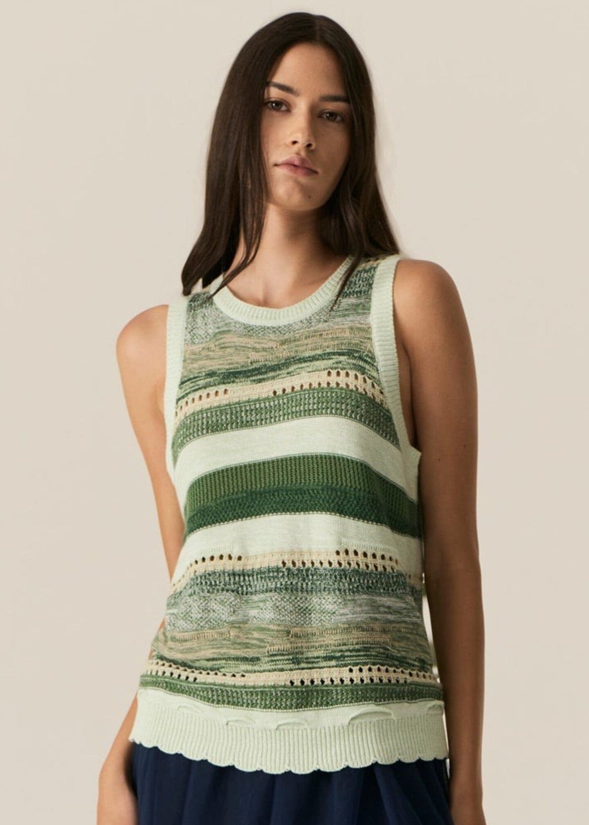 POL Marc Multi Tank - Green Multi Tank - Zabecca Living