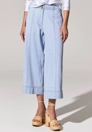 POL Miley Denim Pant - Light Blue PANTS - Zabecca Living