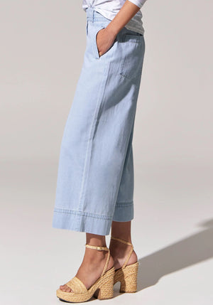 POL Miley Denim Pant - Light Blue PANTS - Zabecca Living