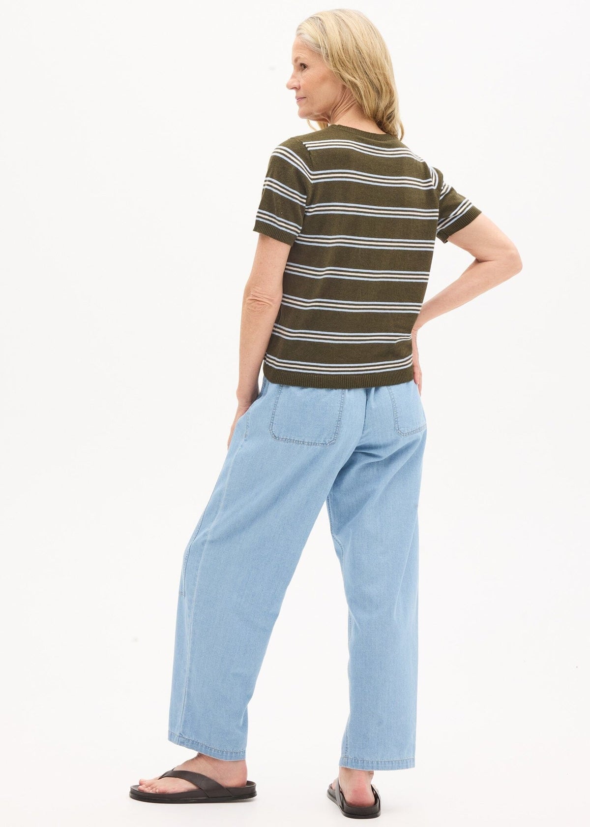 POL Muhle Barrel Denim Pant - Light Wash PANTS - Zabecca Living
