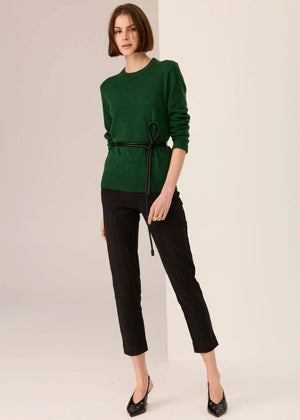 POL Orson Crew Knit - Green Jumpers + Knitwear - Zabecca Living