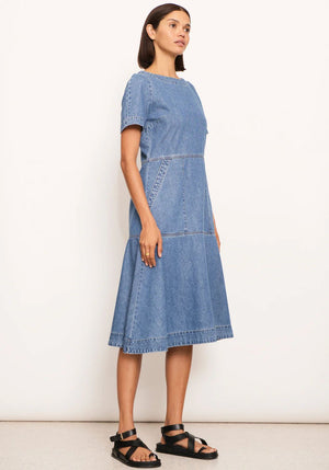 POL Raydel Denim Dress - Light Wash Dress - Zabecca Living