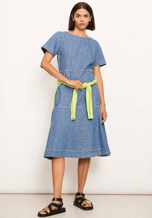 POL Raydel Denim Dress - Light Wash Dress - Zabecca Living