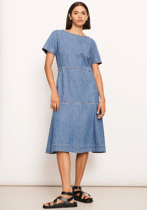 POL Raydel Denim Dress - Light Wash Dress - Zabecca Living