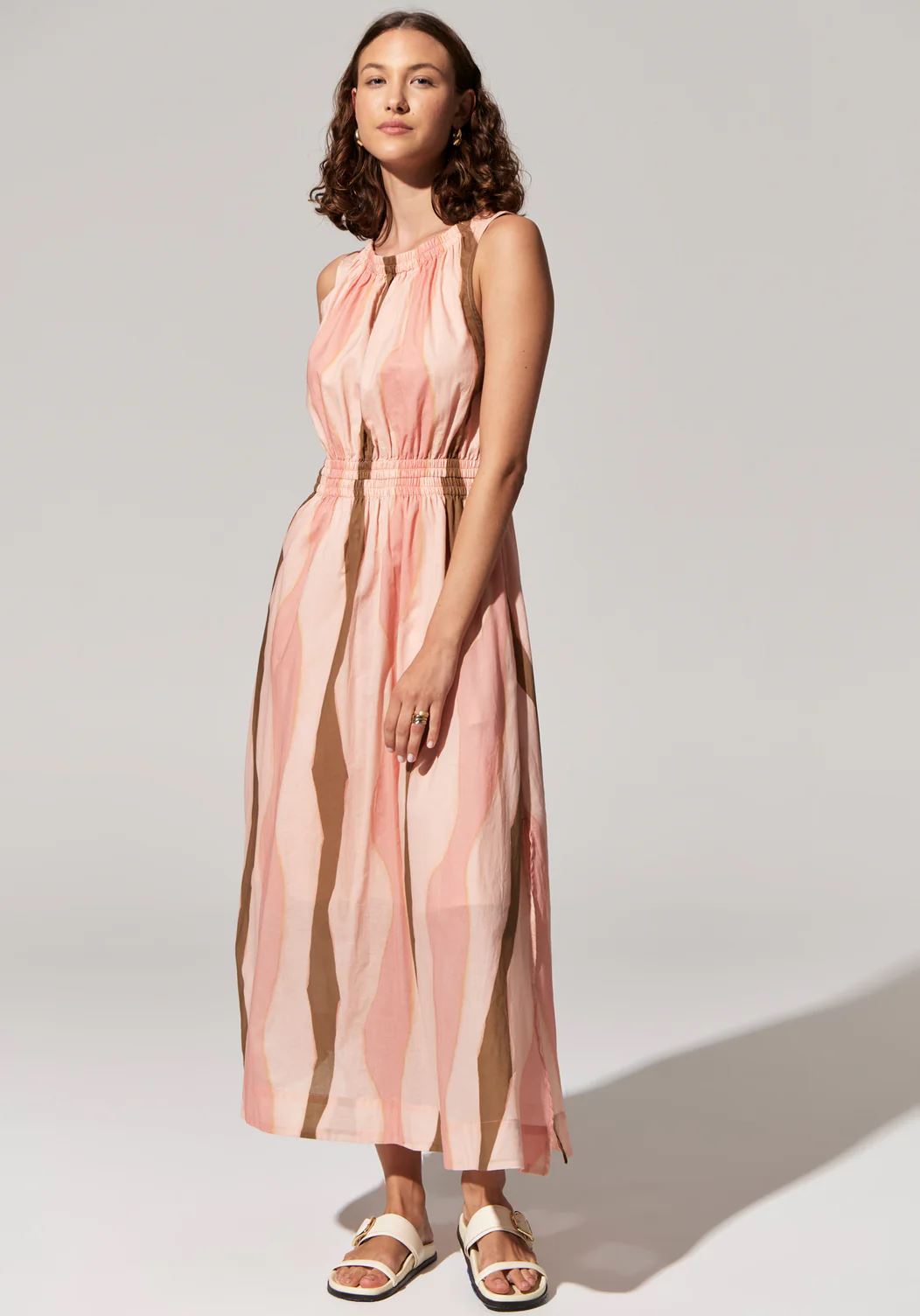 POL Tali Tank Dress - Tali Stripe Dress - Zabecca Living