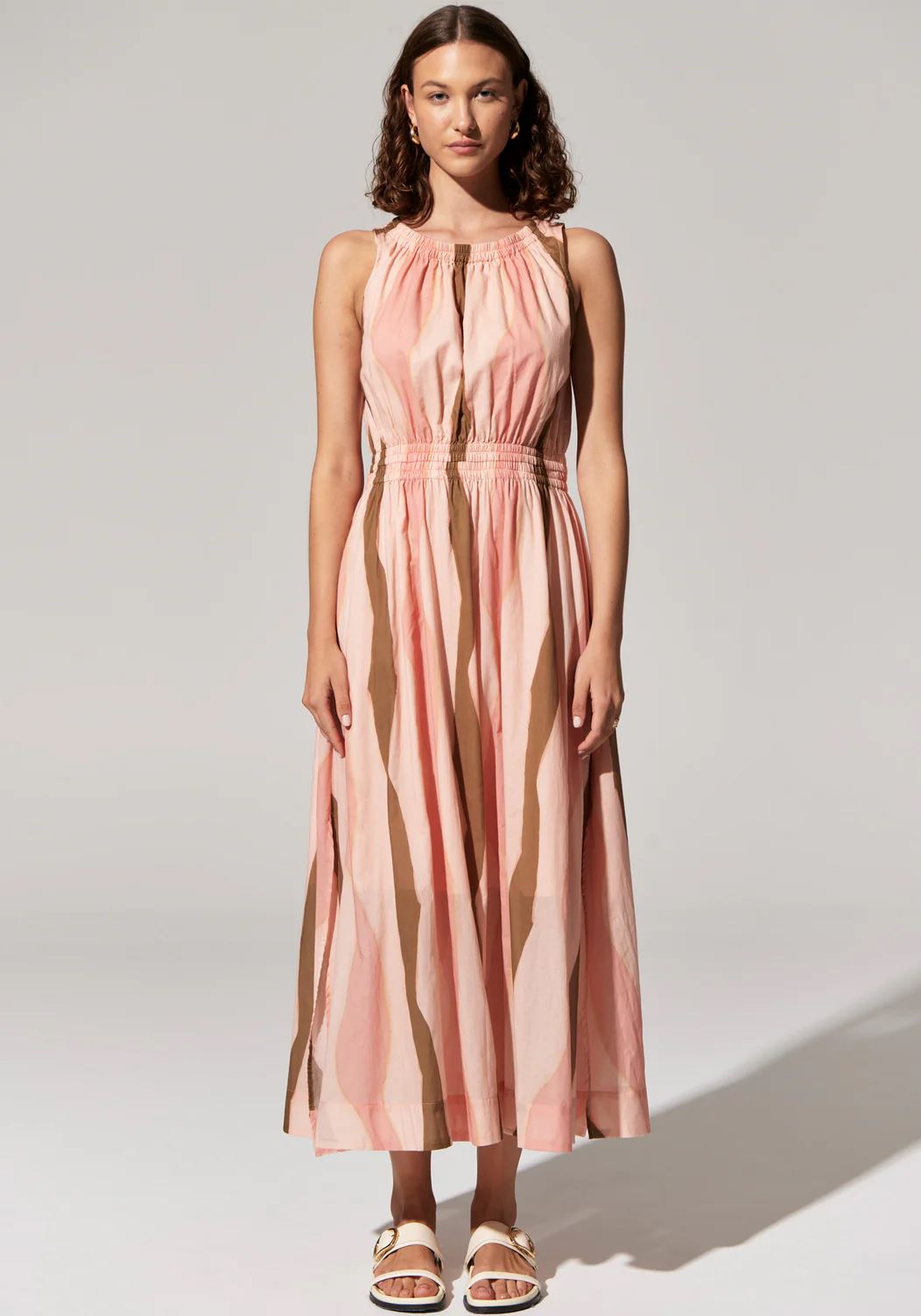 POL Tali Tank Dress - Tali Stripe Dress - Zabecca Living