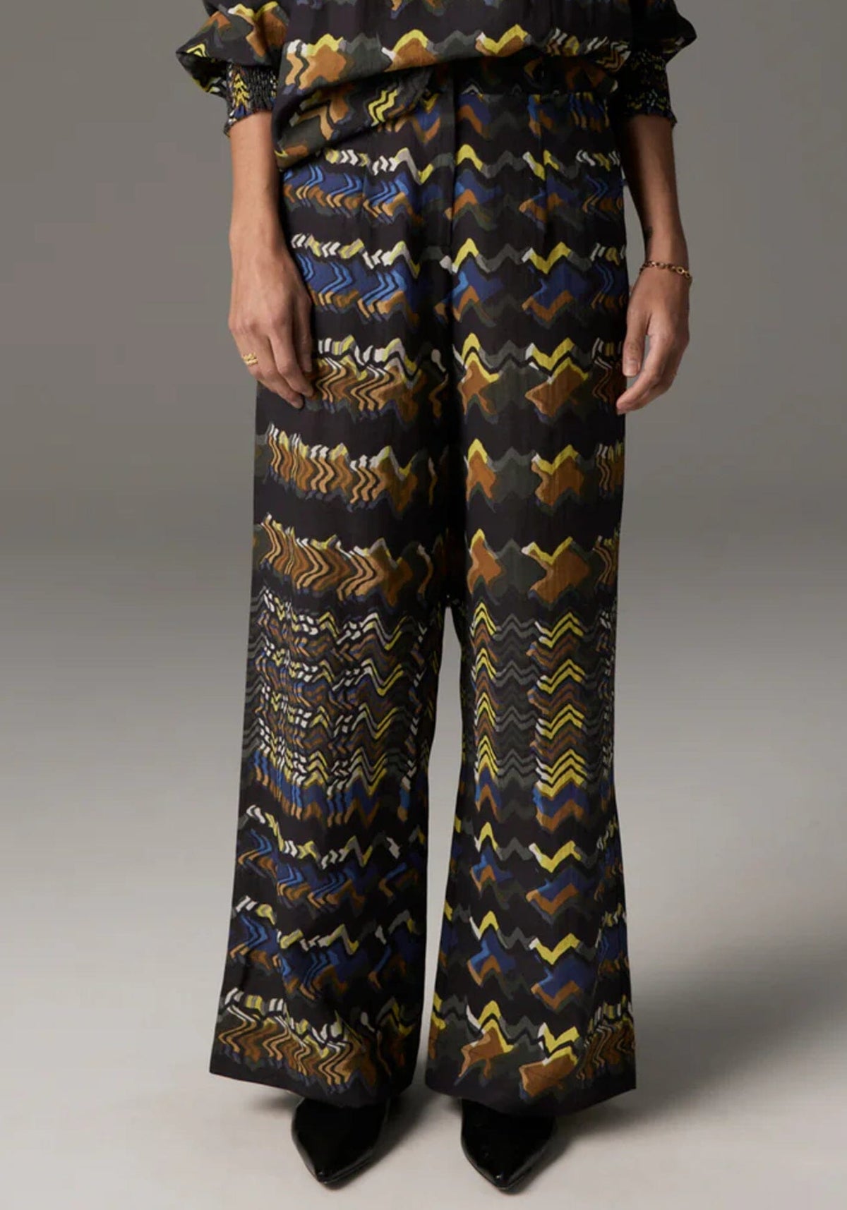 POL Wide Leg Pant - Kolide Print PANTS - Zabecca Living