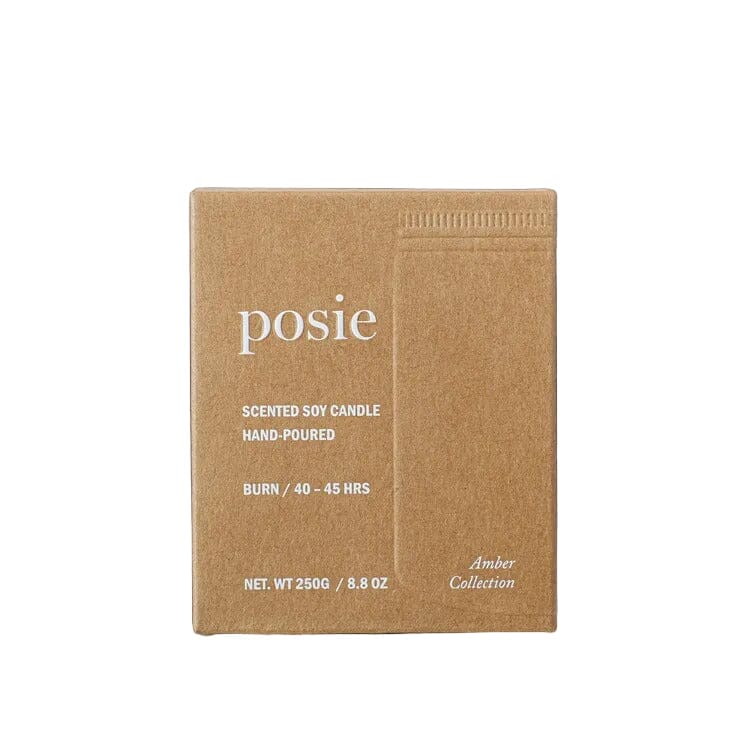 POSIE 250G Amber Jar Soy Candle - VAL CANDLE - Zabecca Living