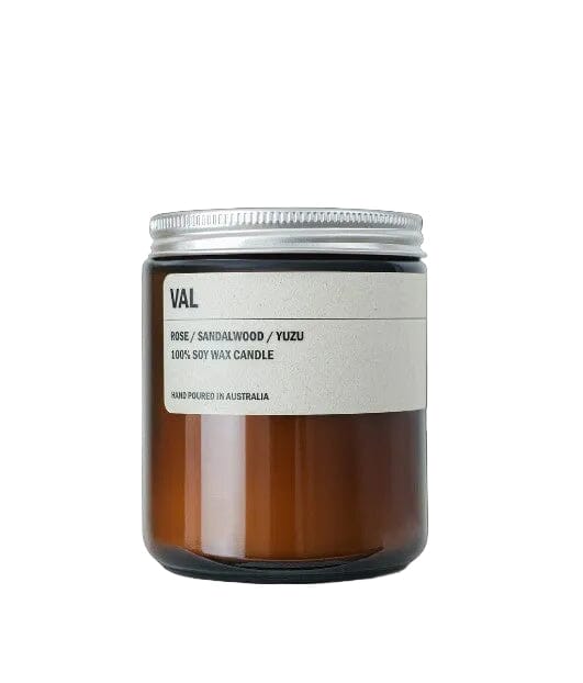 POSIE 250G Amber Jar Soy Candle - VAL CANDLE - Zabecca Living
