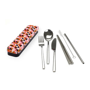 RETRO KITCHEN Carry Your Cutlery - Geometric Cutlery - Zabecca Living