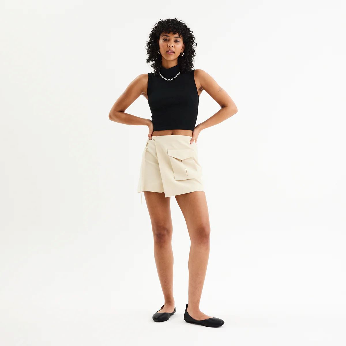 ROLLIE Ballet Flat - Black Tumble SHOES - Zabecca Living