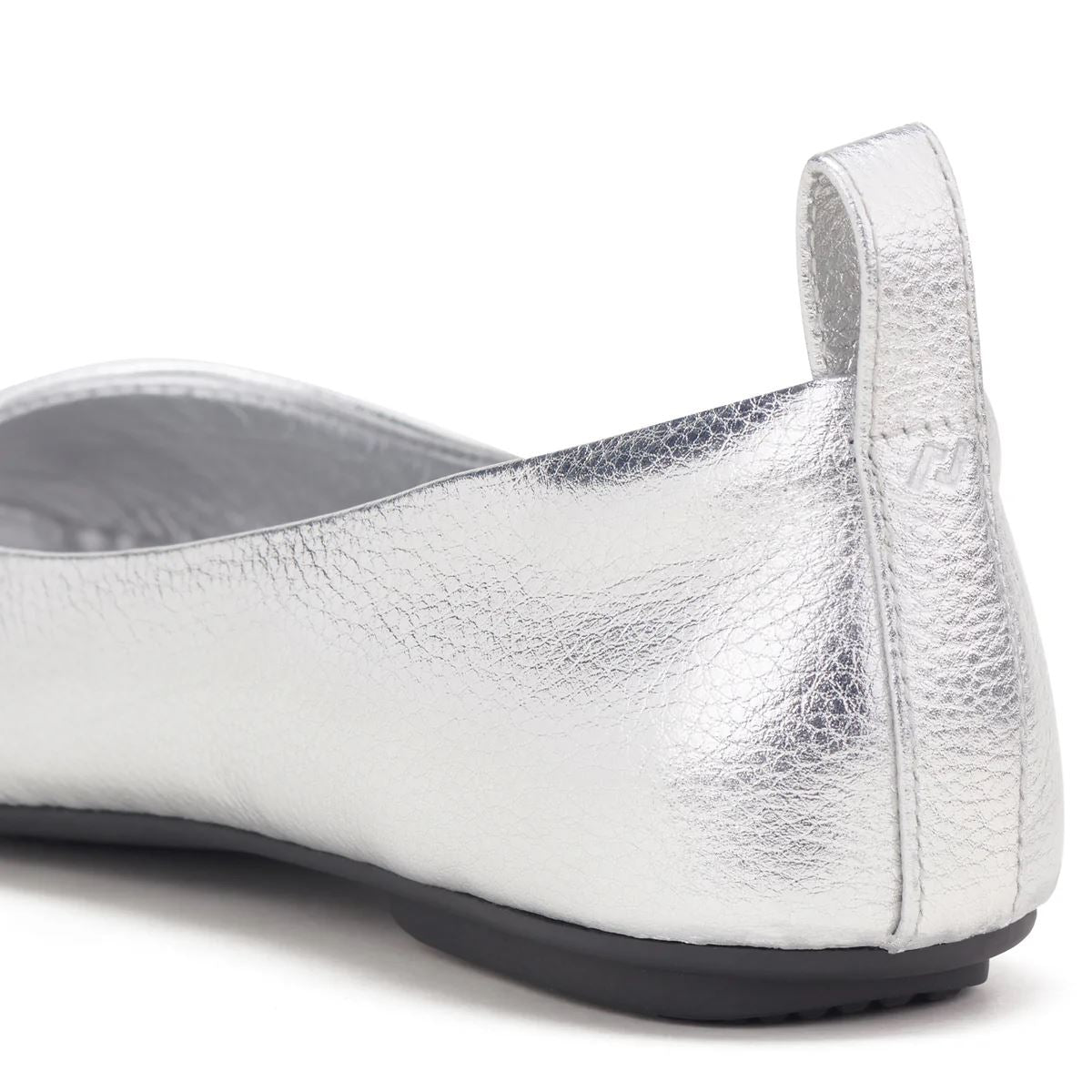 ROLLIE Ballet Flat - Silver Tumble SHOES - Zabecca Living
