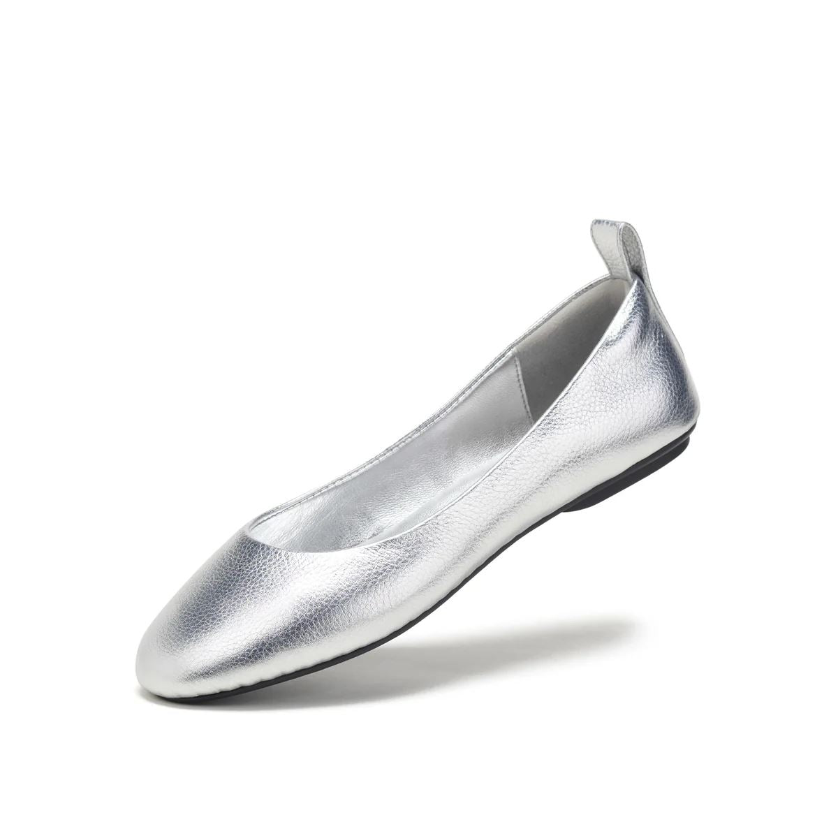 ROLLIE Ballet Flat - Silver Tumble SHOES - Zabecca Living