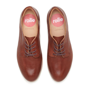 ROLLIE Derby Shoe - Vintage Camel FOOTWEAR - Zabecca Living