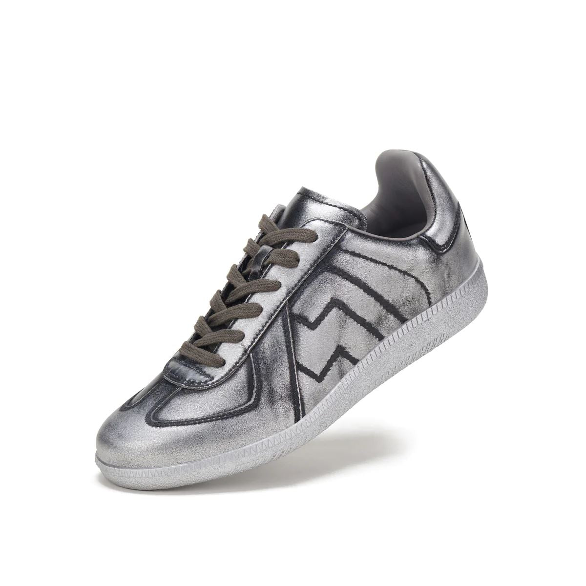 ROLLIE Pace Sneaker - All Brushed Silver FOOTWEAR - Zabecca Living