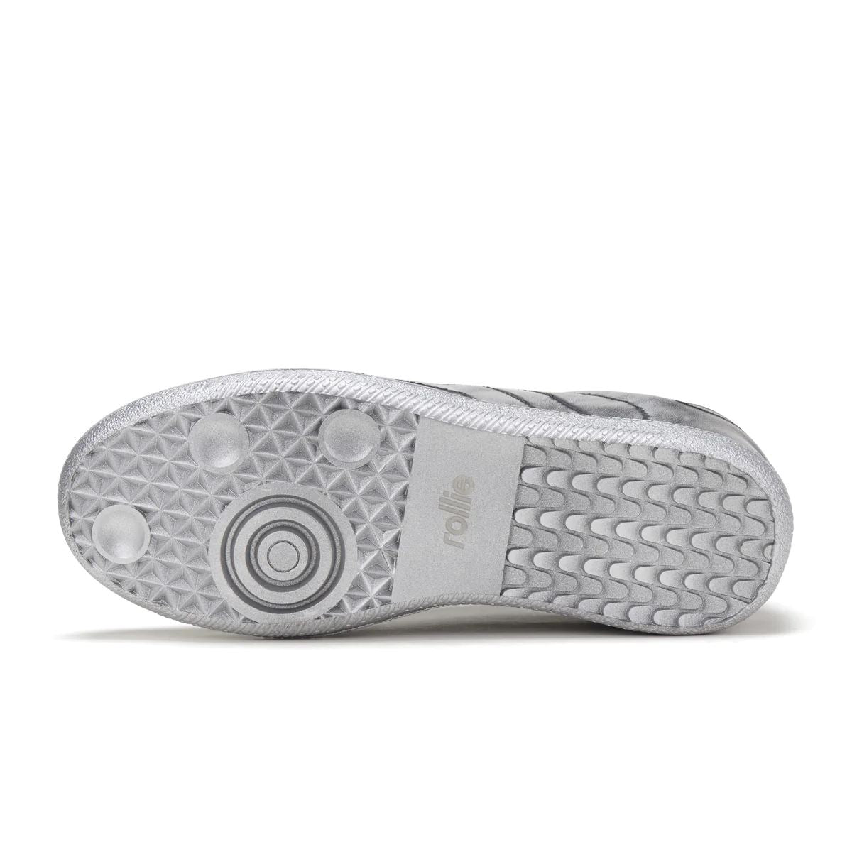 ROLLIE Pace Sneaker - All Brushed Silver FOOTWEAR - Zabecca Living
