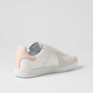 ROLLIE Pace Sneaker - White and Snow Pink SNEAKERS - Zabecca Living